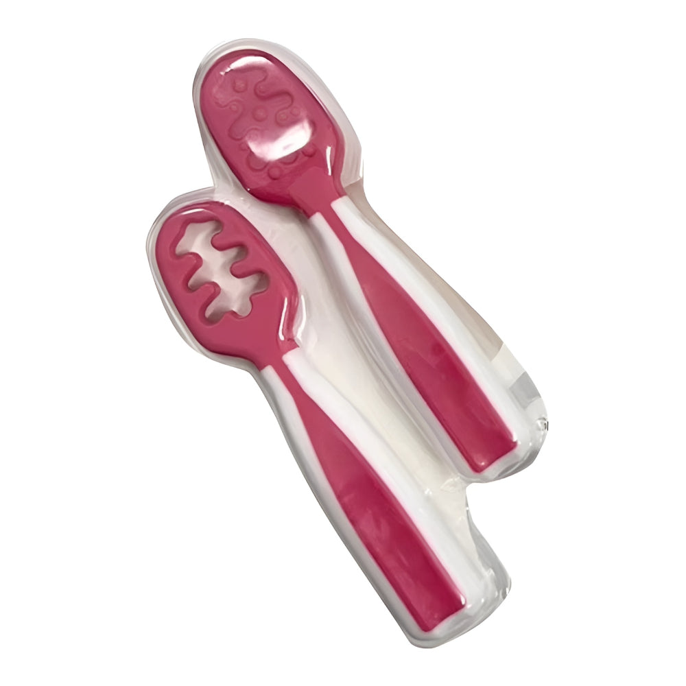 Baby Spoon Self Feeding Training Spoon Toddler Utensil Set