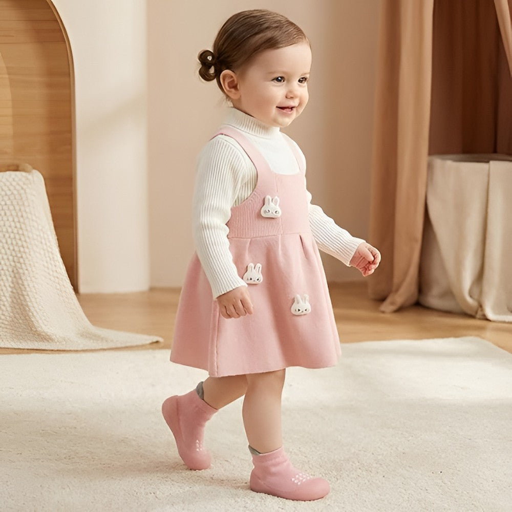 Scarpe Bambino Antiscivolo Suola Gomma Morbida