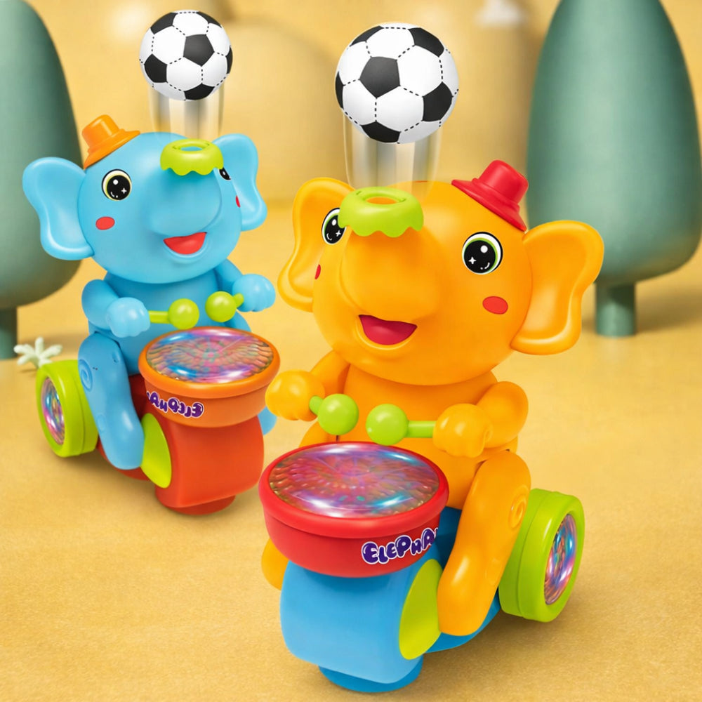 Baby Toys Interactive Music Light Motor Skills Elephant