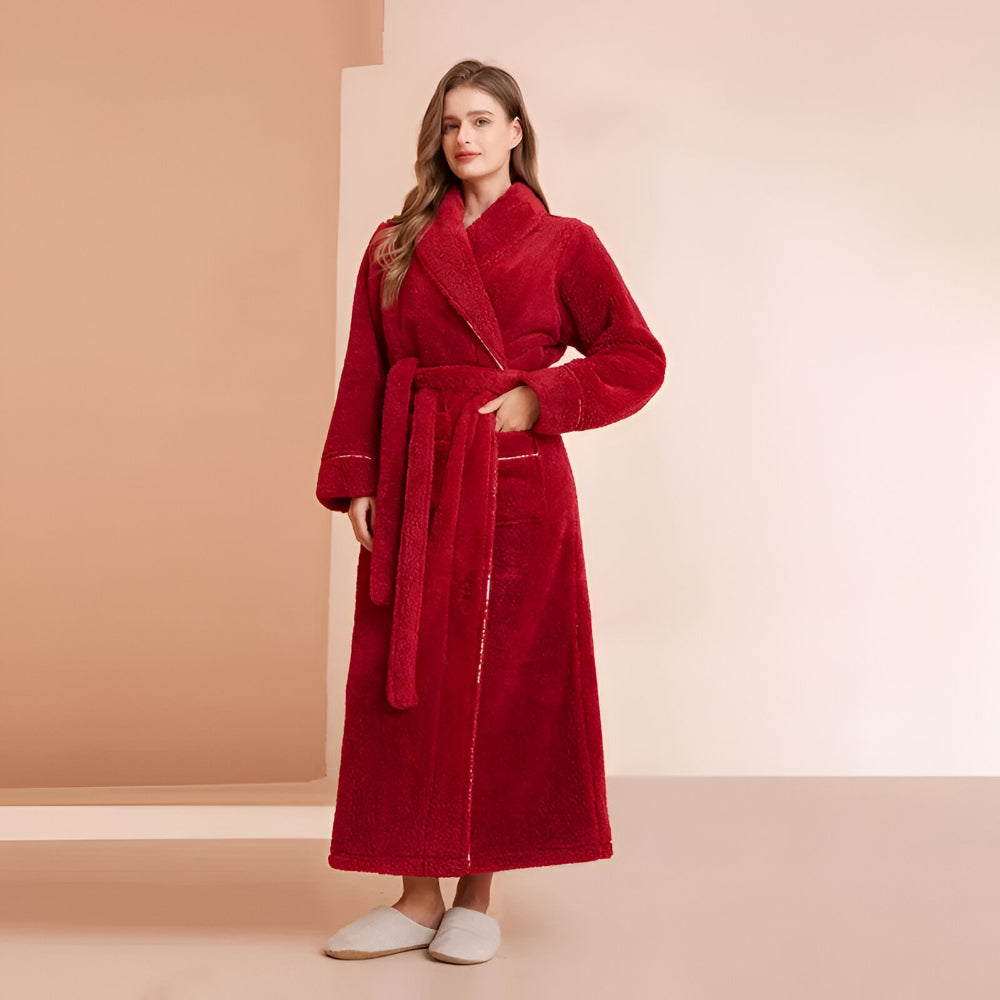 Bathrobe Long Collar Design Home Use