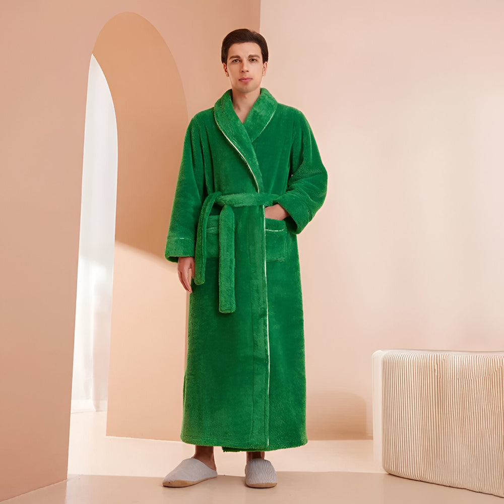 Bathrobe Long Collar Design Home Use