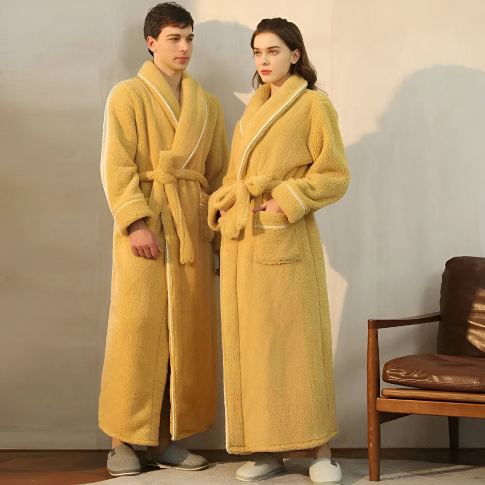 Bathrobe Long Collar Design Home Use
