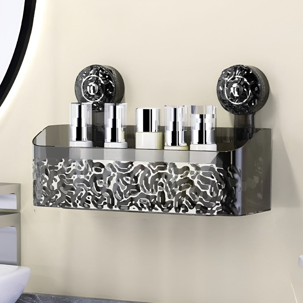 Bathroom Shelf Suction Cup Wall Storage Rack