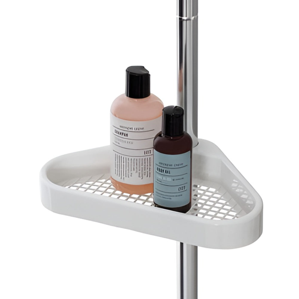 Mensola Doccia Angolare Regolabile Porta Shampoo Bagno