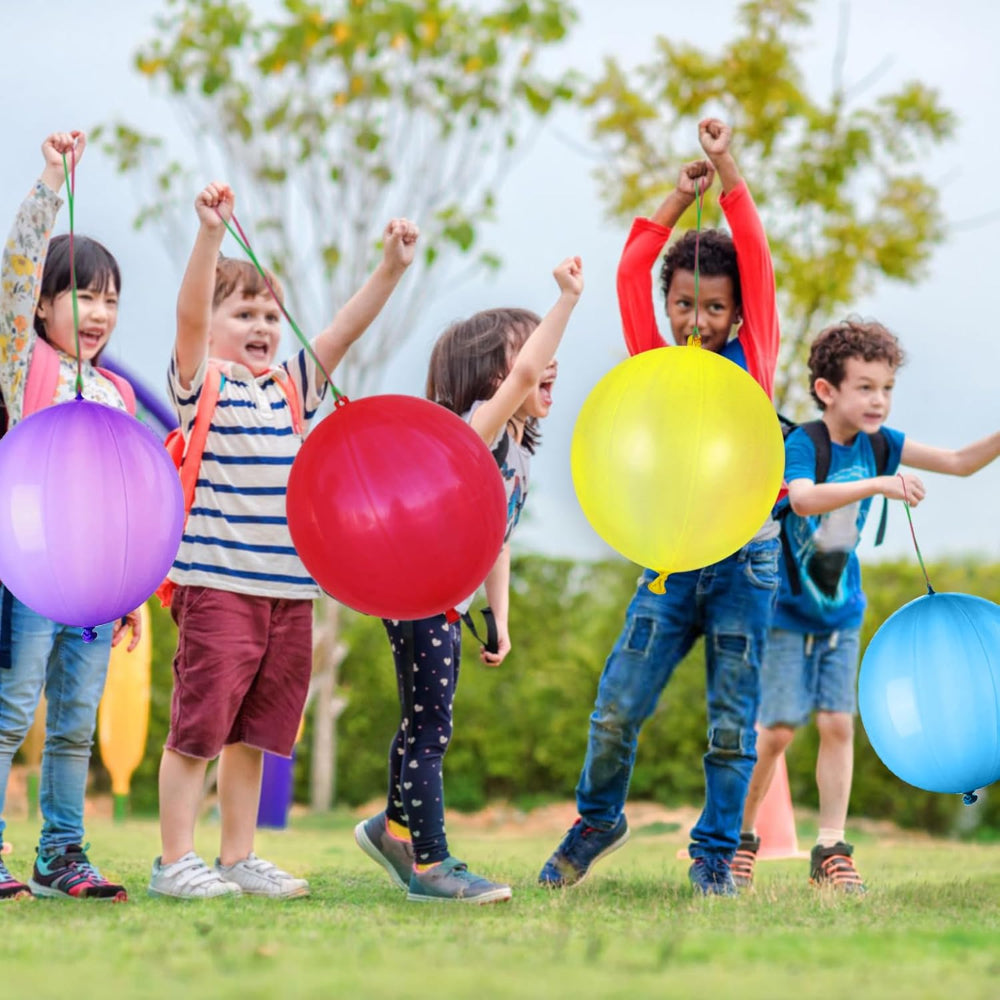 Palloncini Festa Bambini Punch Ball Gioco Elastico Party