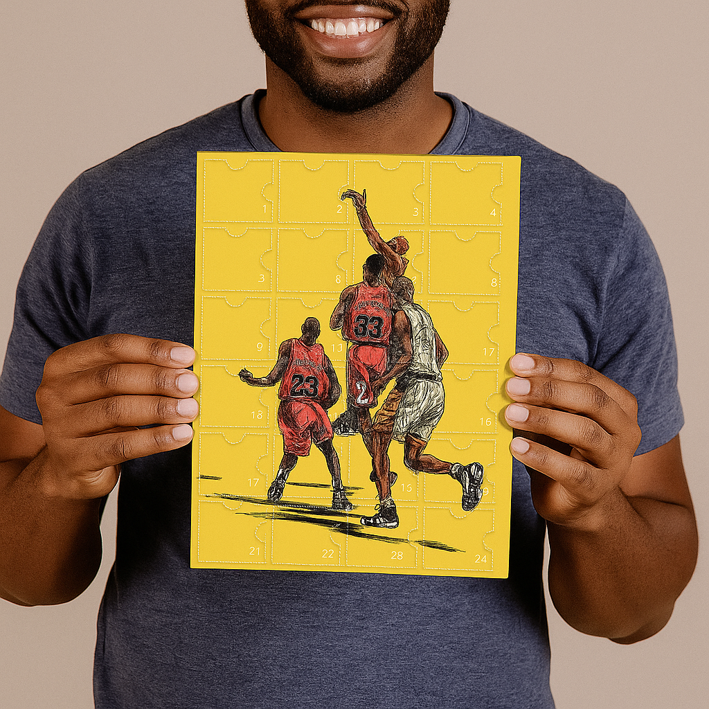 Basketball Advent Calendar Mini Toy Gift Set for Fans 2