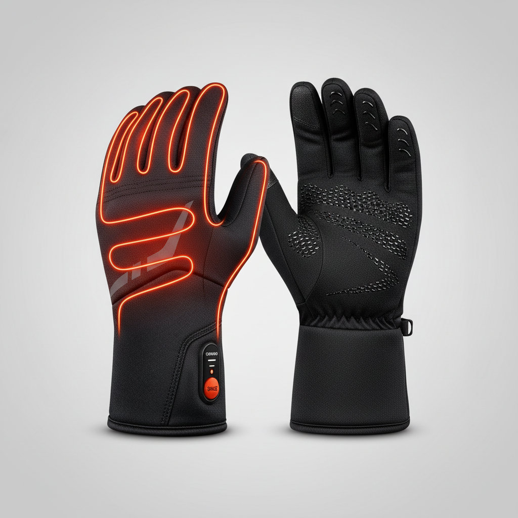 Heated Gloves Ski Waterproof Touchscreen Winter Sports