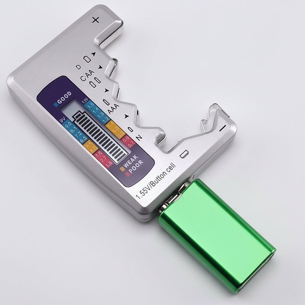 Tester di batterie C AA AAA 9V Utile Portatile
