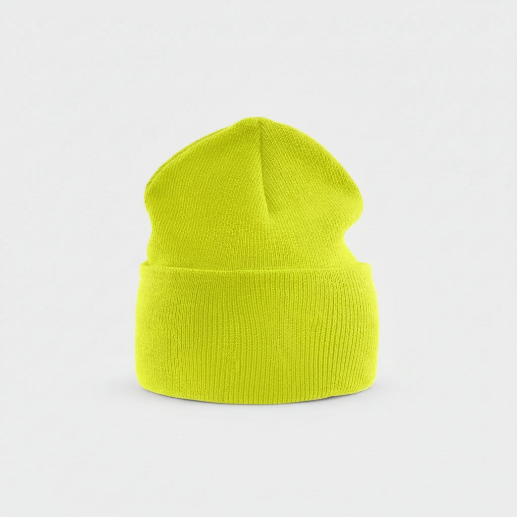 Cappello Invernale Uomo Maglia Acrilico Etichetta Cucita
