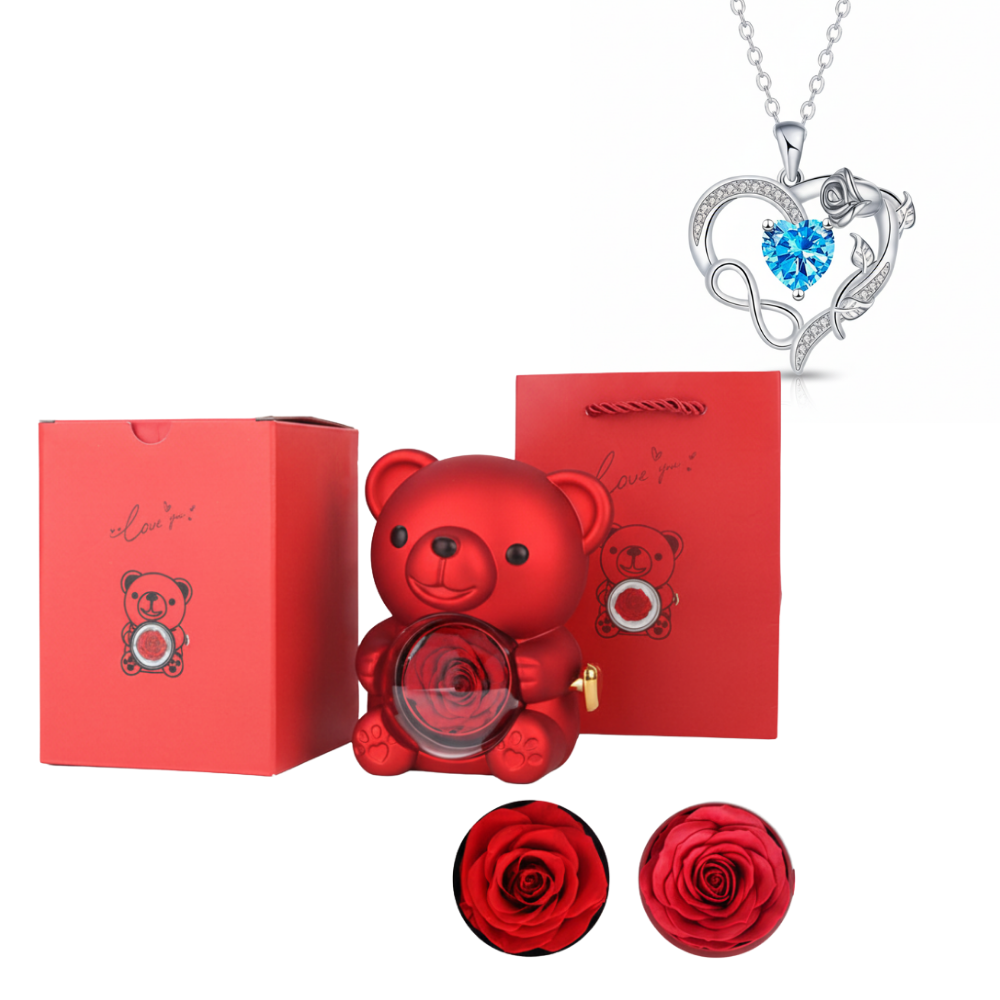 Collana a forma di cuore con cristallo Beer Sieraad