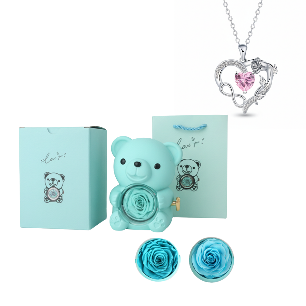 Collana a forma di cuore con cristallo Beer Sieraad
