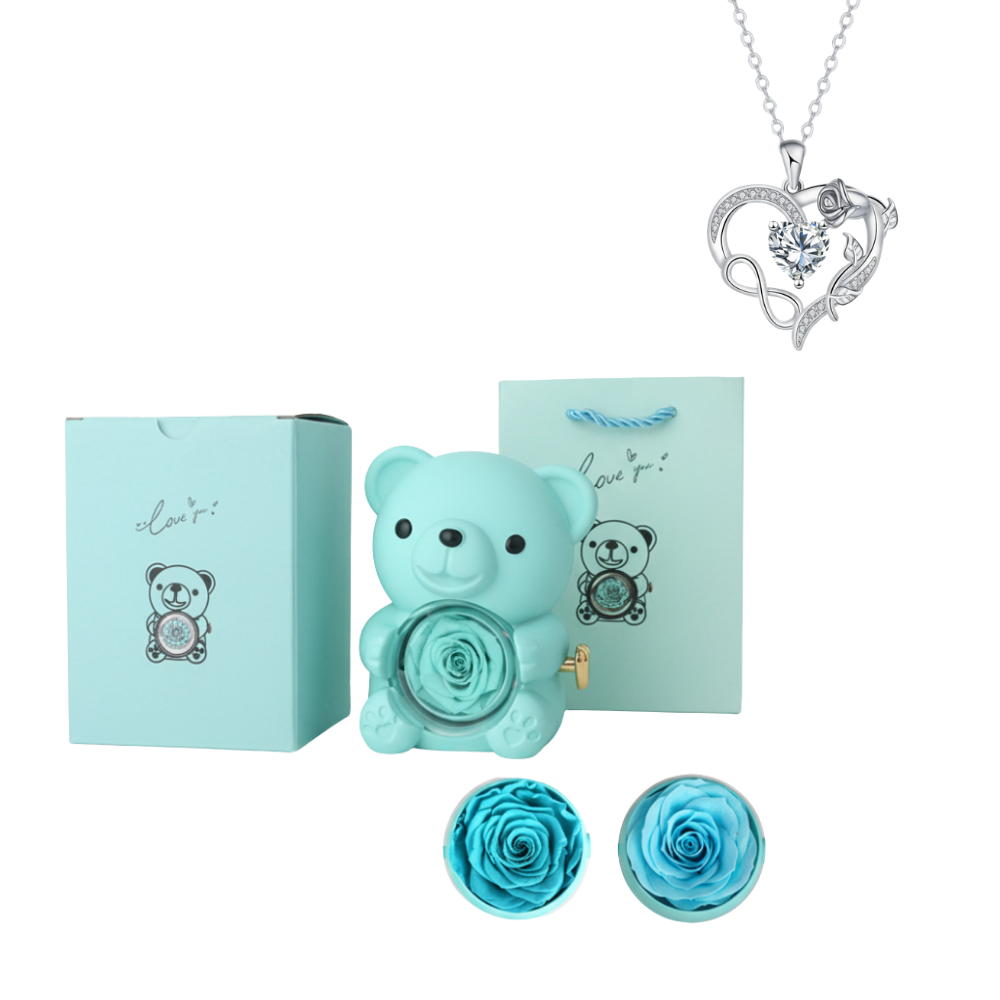 Collana a forma di cuore con cristallo Beer Sieraad