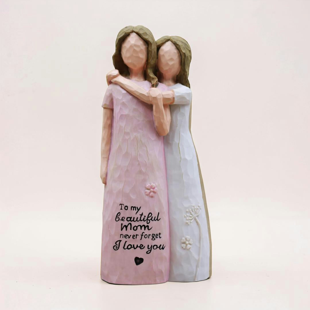 Statua Madre Figlia Regalo Decorazione Festa della Mamma Statua