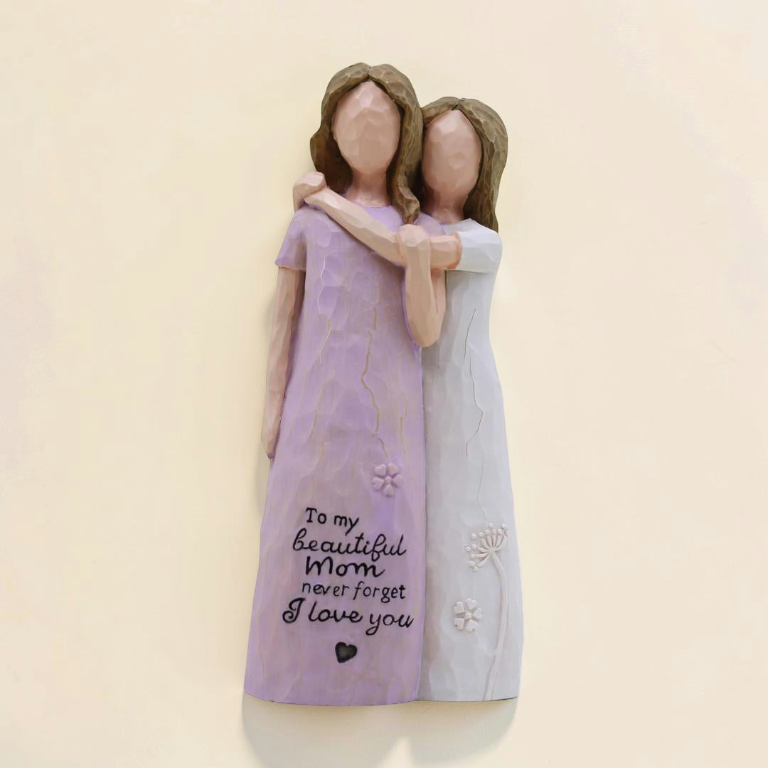 Statua Madre Figlia Regalo Decorazione Festa della Mamma Statua