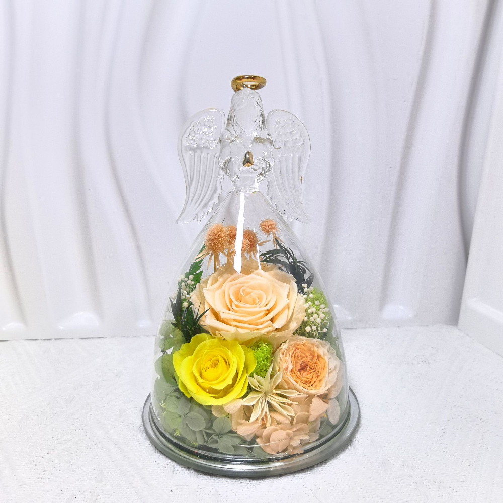 Cupola Vetro Rose Conservate Angelo San Valentino