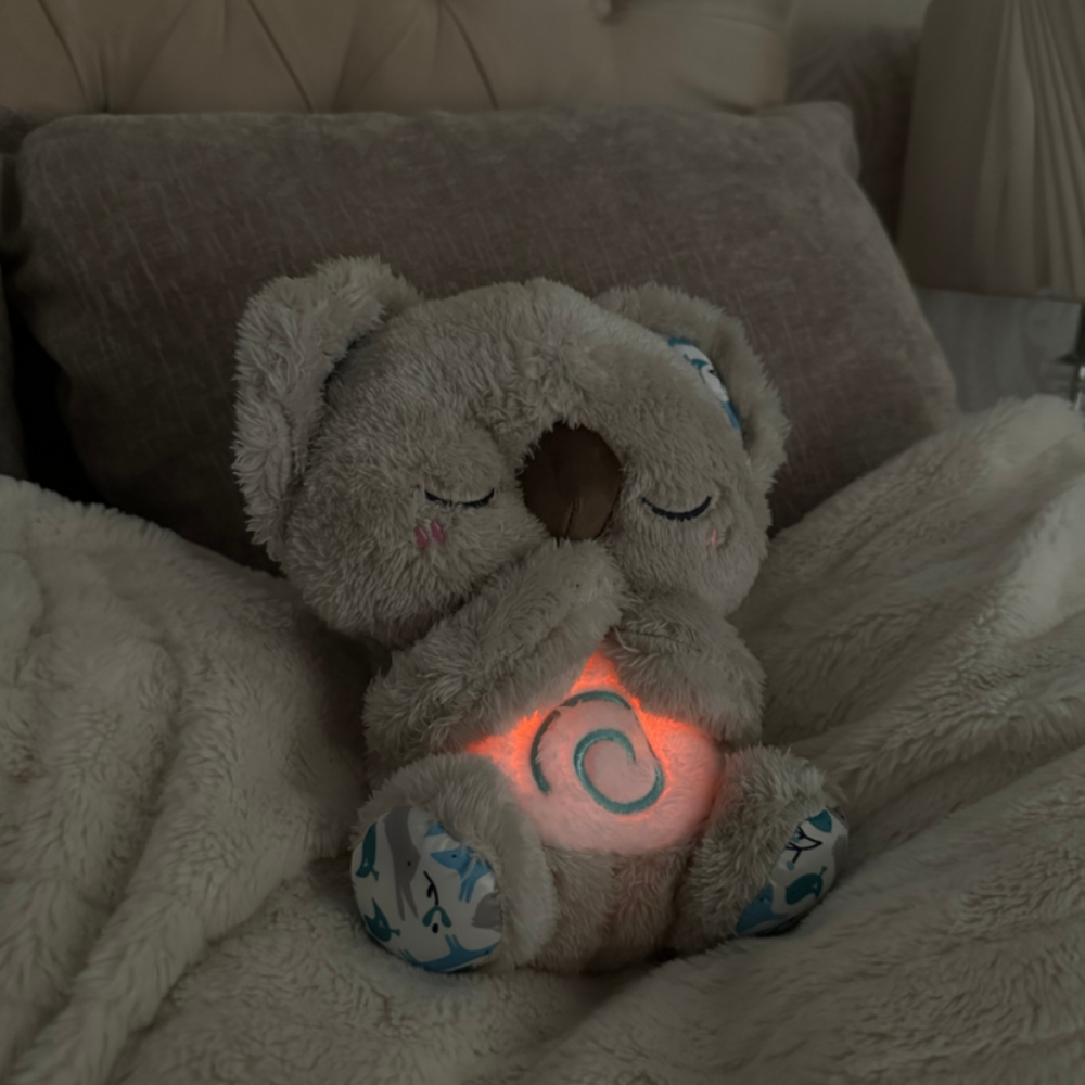 Koala Coccoloso Peluche Dormire Respiro Morbido Lucina Notturna