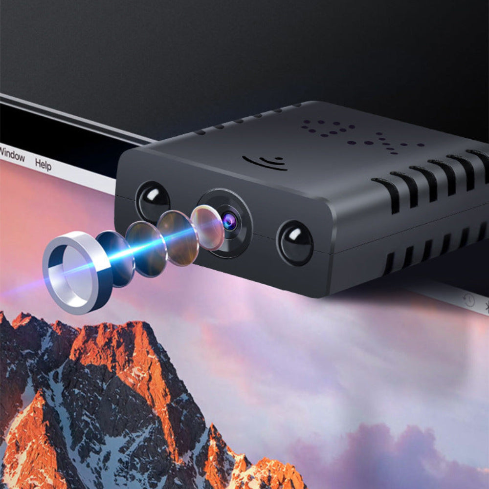 Telecamera Sicurezza Mini HD Rilevamento Movimento Compatta