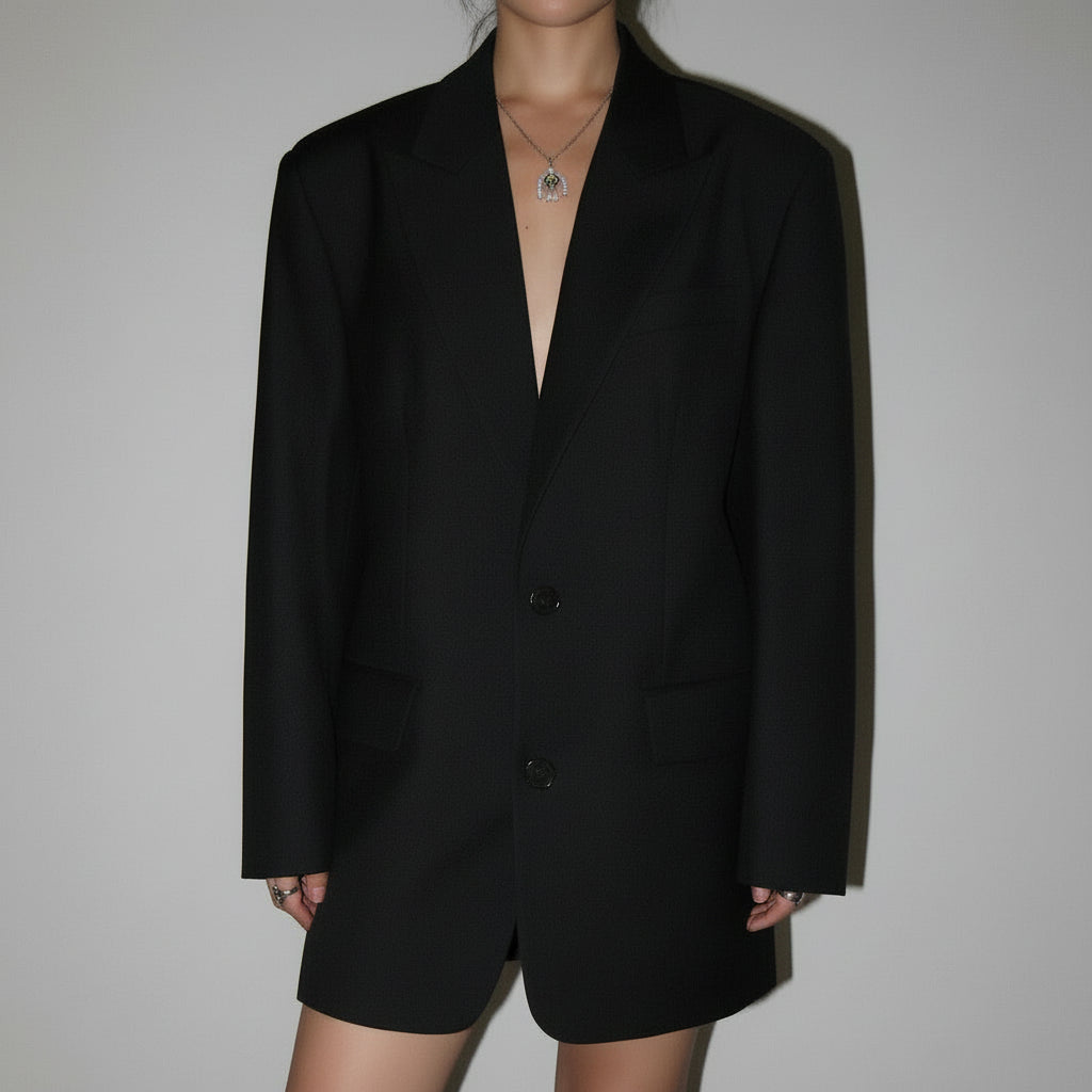 Womens Blazer Oversized Classic Modern Work Casual Outfits