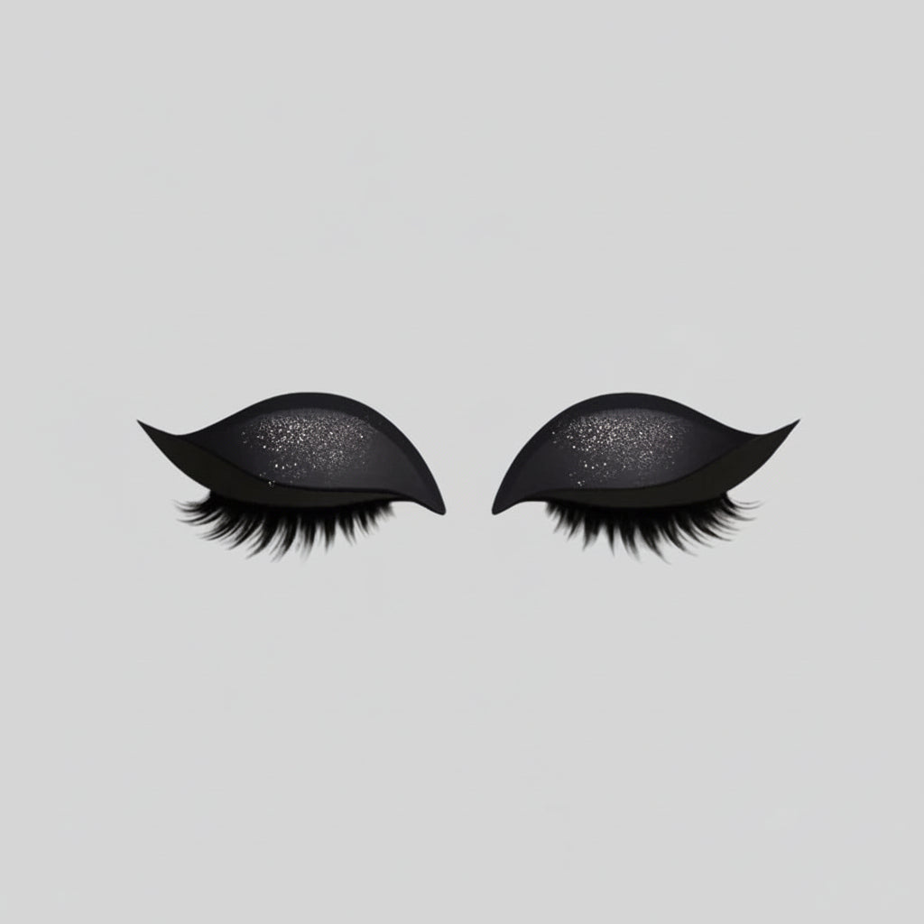 3-In-1 Eye Makeup Stickers Eyeshadow Eyeliner False Eyelashes