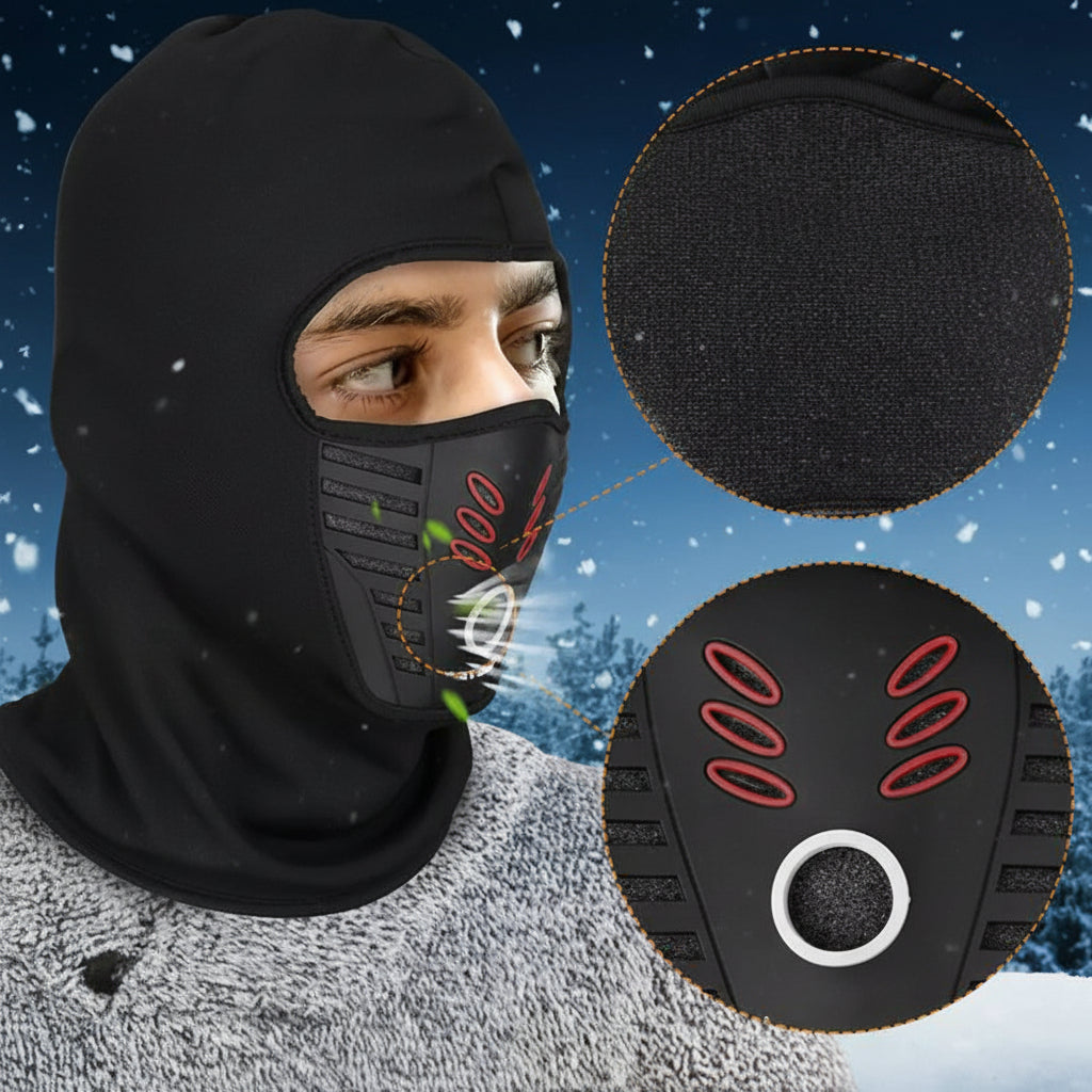 Balaclava Maschera Viso Invernale Antivento Traspirante Unisex