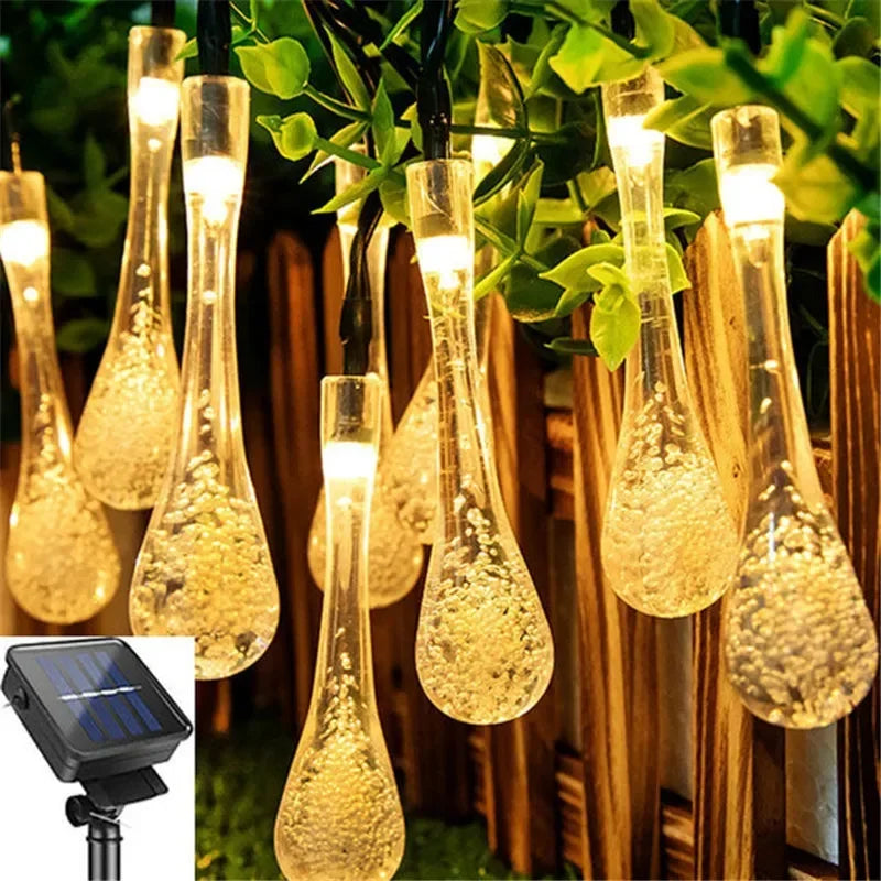 SolarGlow - Flower String Lights