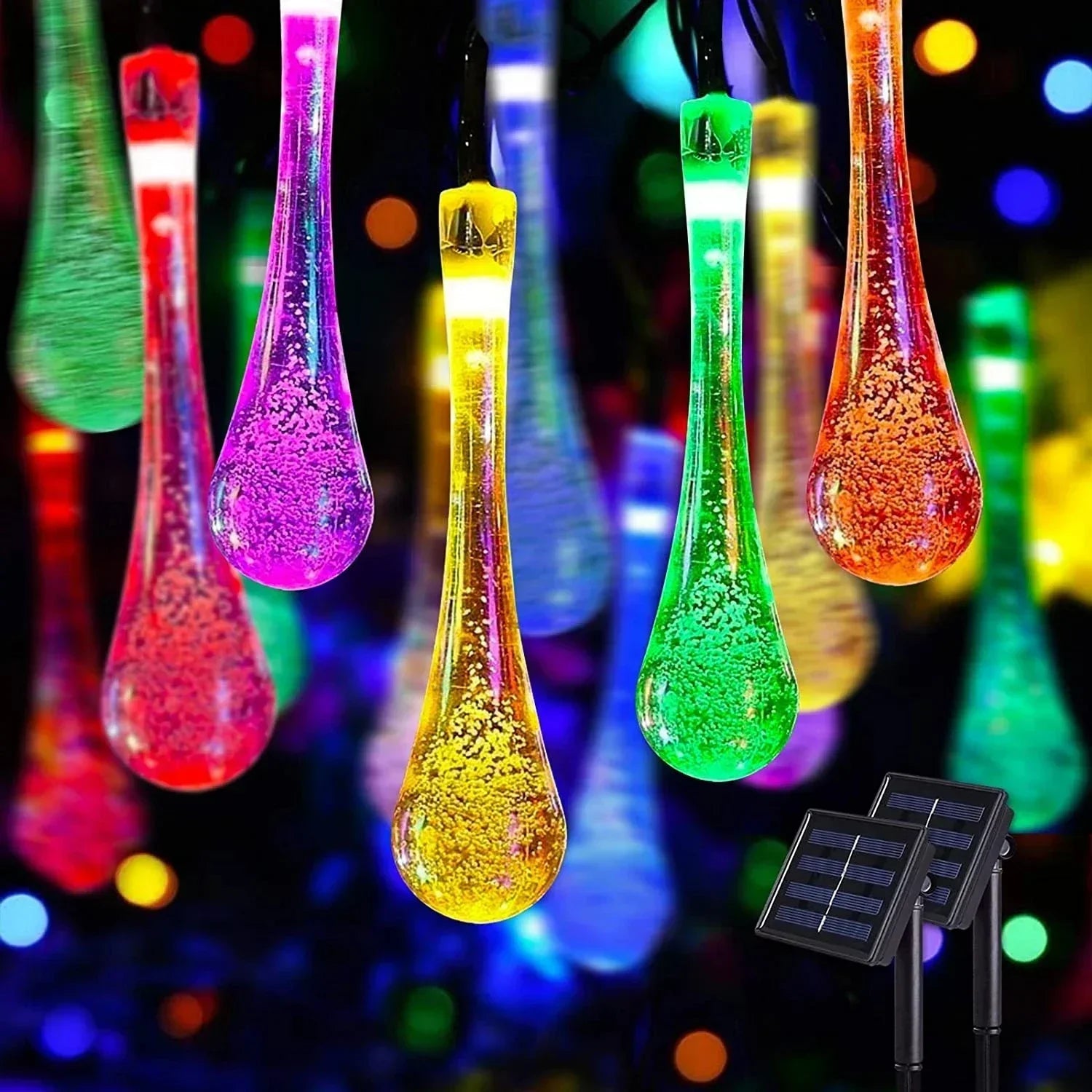 SolarGlow - Flower String Lights