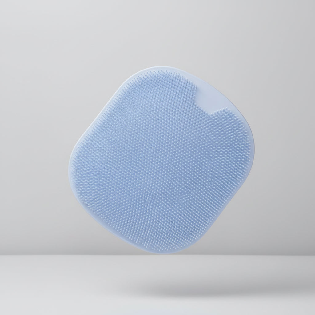 Shower Scrubbing Mat Non Slip Silicone Massage Brush Body