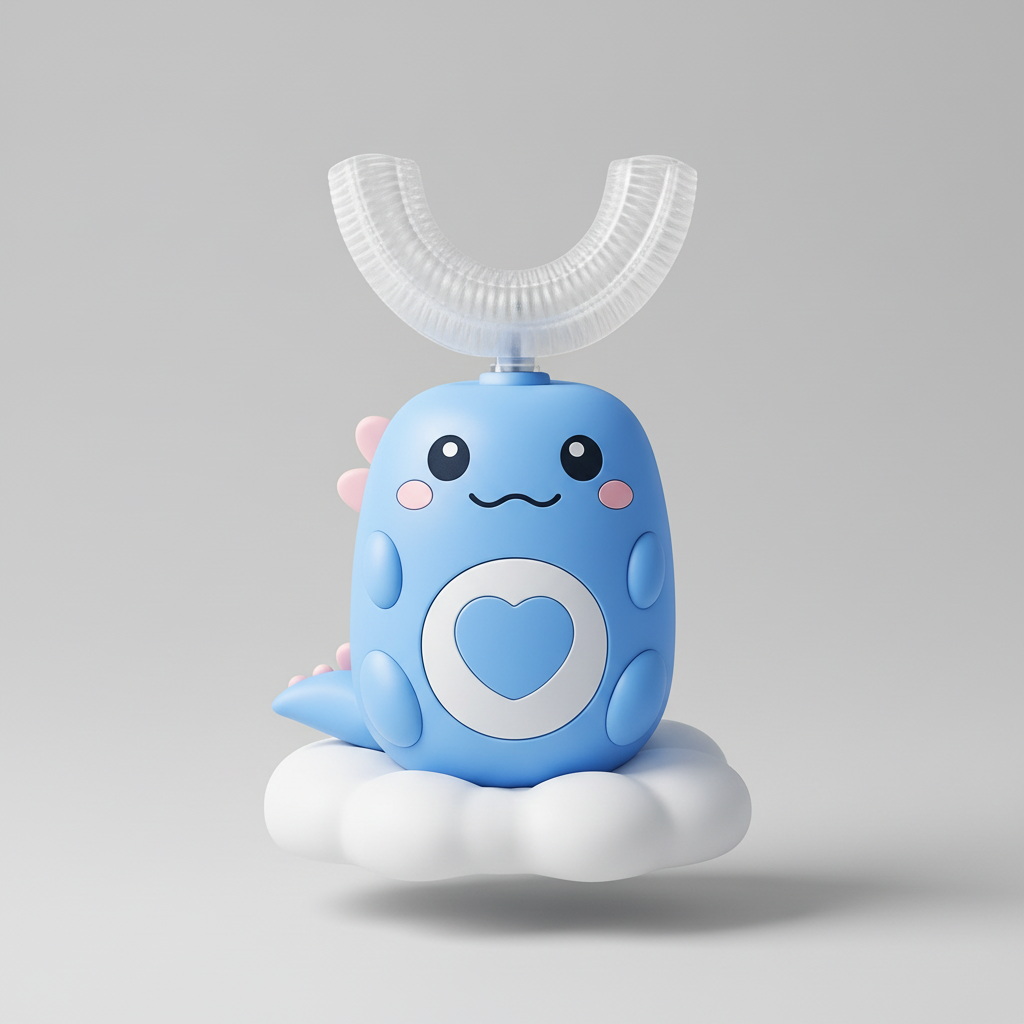 Cepillo de dientes eléctrico para niños 360° Limpieza rápida y efectiva