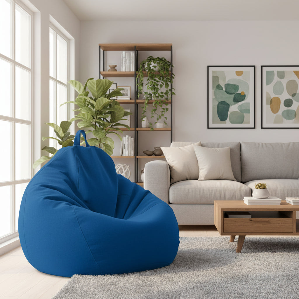 Ergonomische Linnen Zitzak Woonkamer Slaapkamer