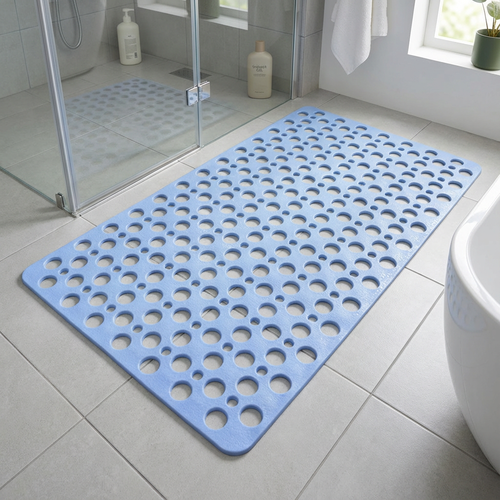 Antislip Shower Mat Bathroom Hygienic Safe Surface