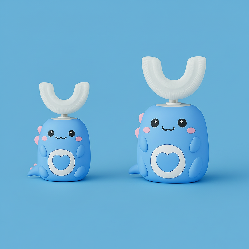 Cepillo de dientes eléctrico para niños 360° Limpieza rápida y efectiva