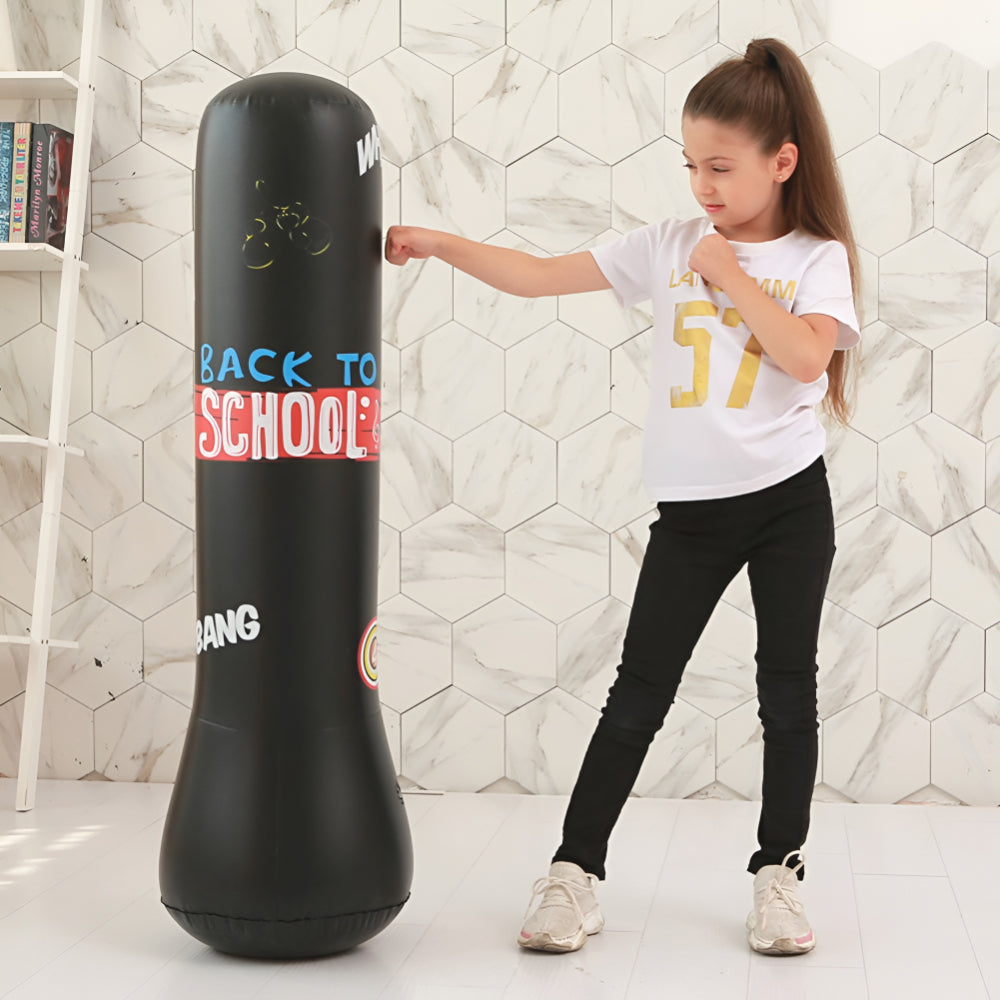 Punching Bag Kids Inflatable Boxing Training Toy Freestanding