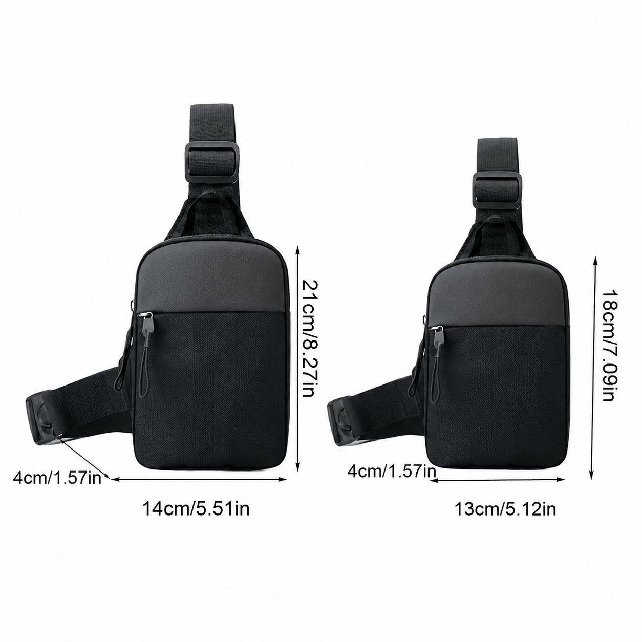 Men's Crossbody Bag Travel Anti-Theft Organizer