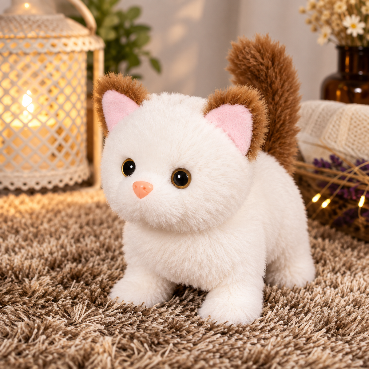 Speelgoed Kat Interactieve Grijze Robot Kitten Realistische Bewegingen