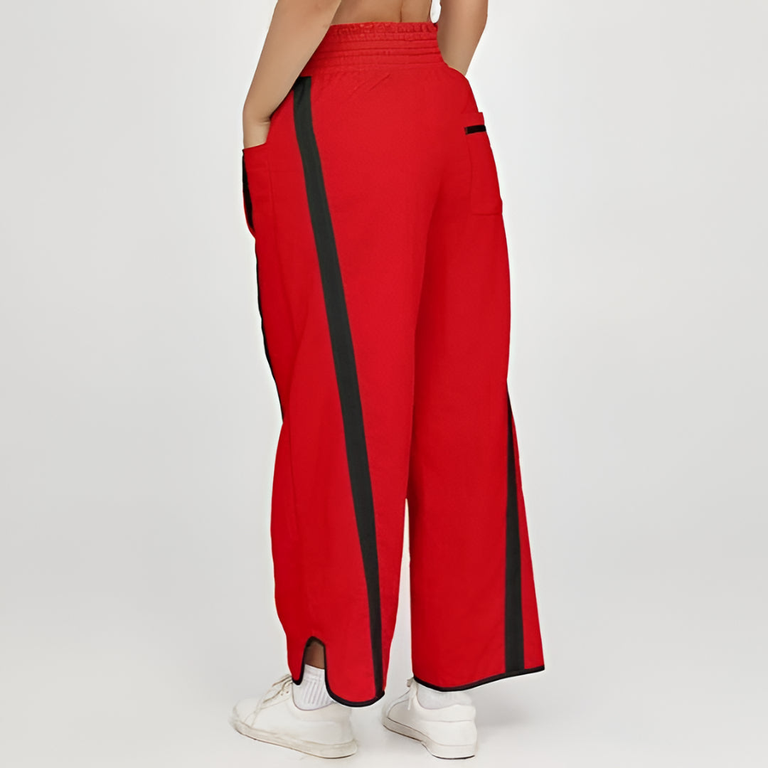 Women's Walking Pants Wide Leg Jogging Pants Casual Drawstring