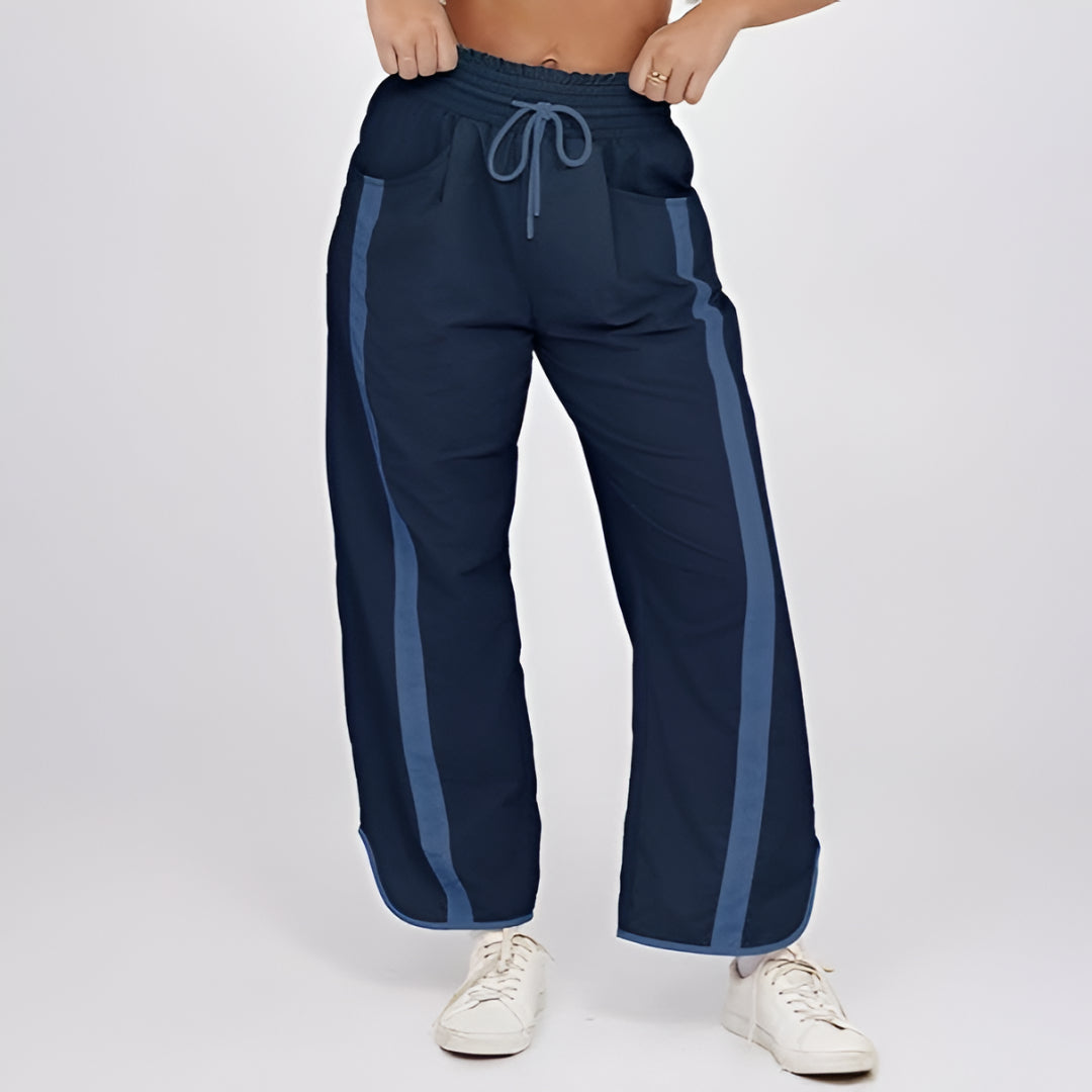 Women's Walking Pants Wide Leg Jogging Pants Casual Drawstring