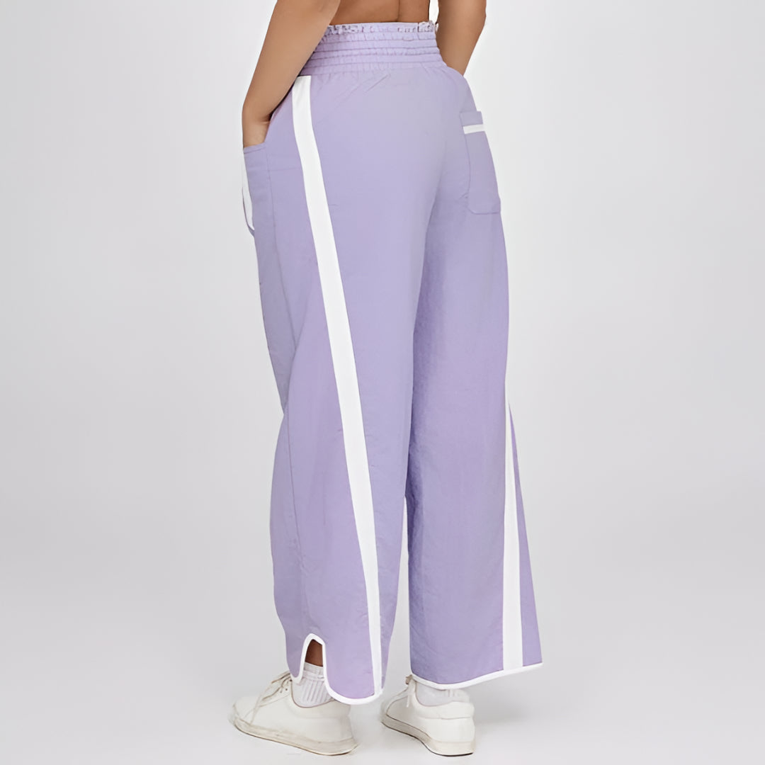 Women's Walking Pants Wide Leg Jogging Pants Casual Drawstring