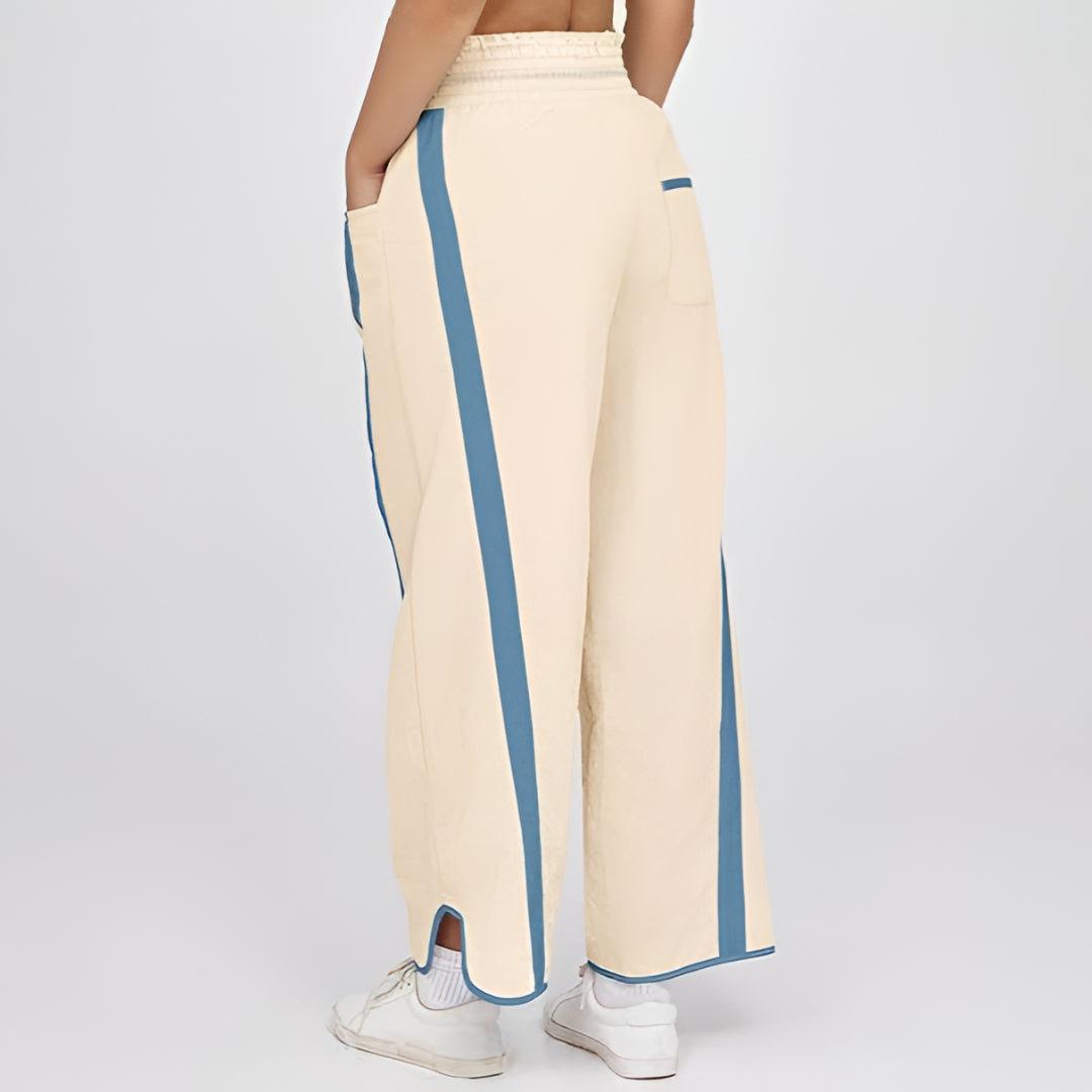 Women's Walking Pants Wide Leg Jogging Pants Casual Drawstring