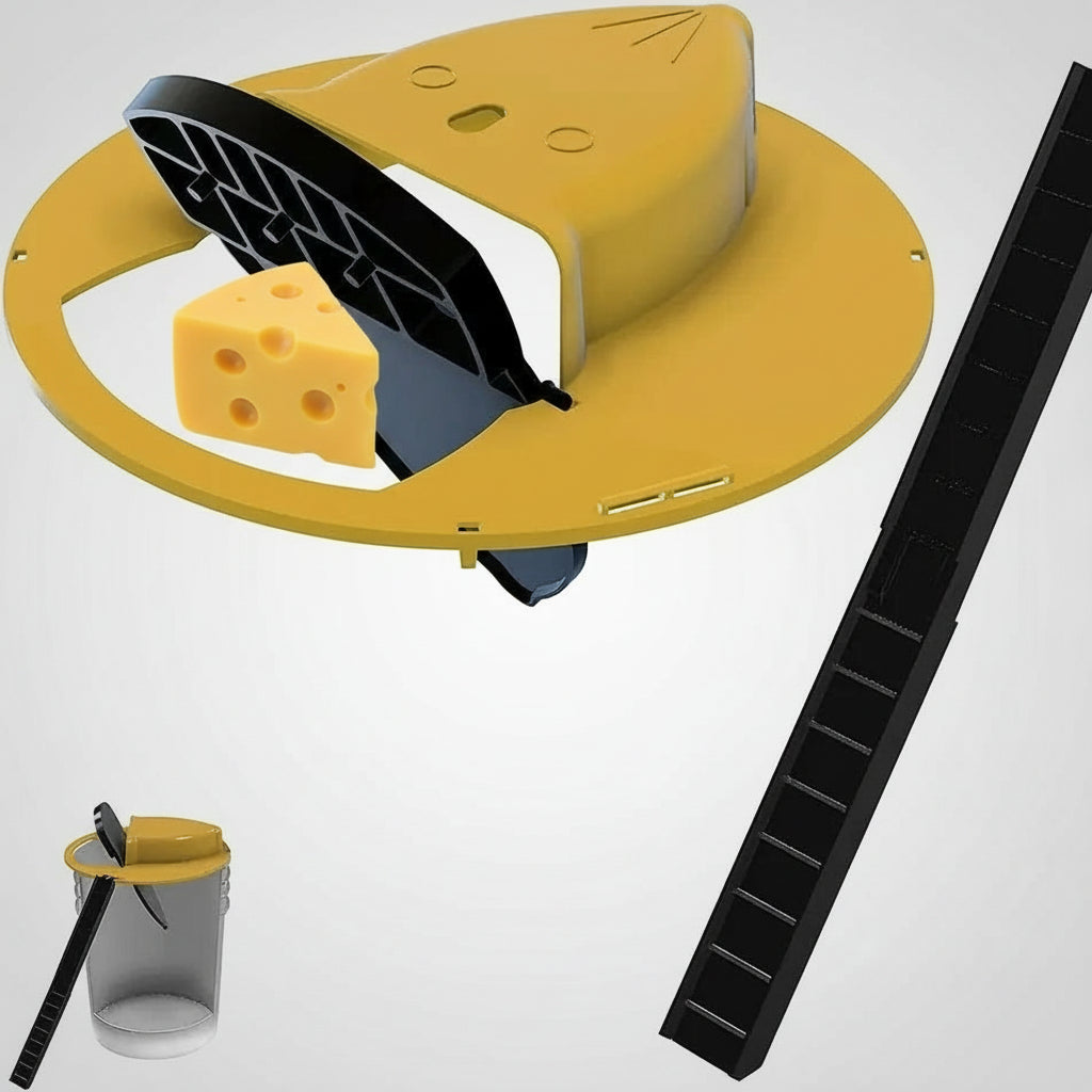 Bucket Mouse Trap for Rodent Control Easy Sanitary Disposal 0
