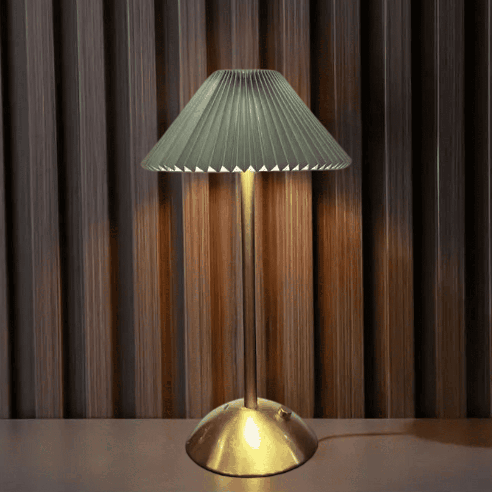 LumiFlex – Lampada da tavolo LED wireless, moderna e dimmerabile, ricaricabile via USB per soggiorno e ufficio