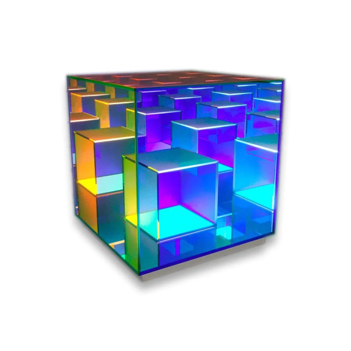 Candeeiro de Mesa Cubo Concêntrico