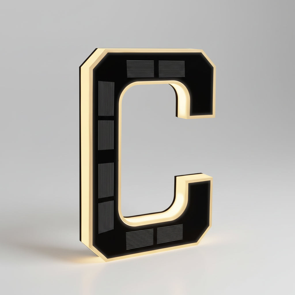 Solar House Number Light LED Display Waterproof Solar Powered