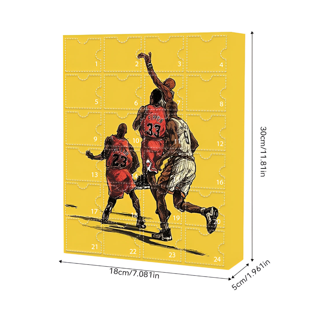 Calendario Avvento Basket Regalo Sport Collezione