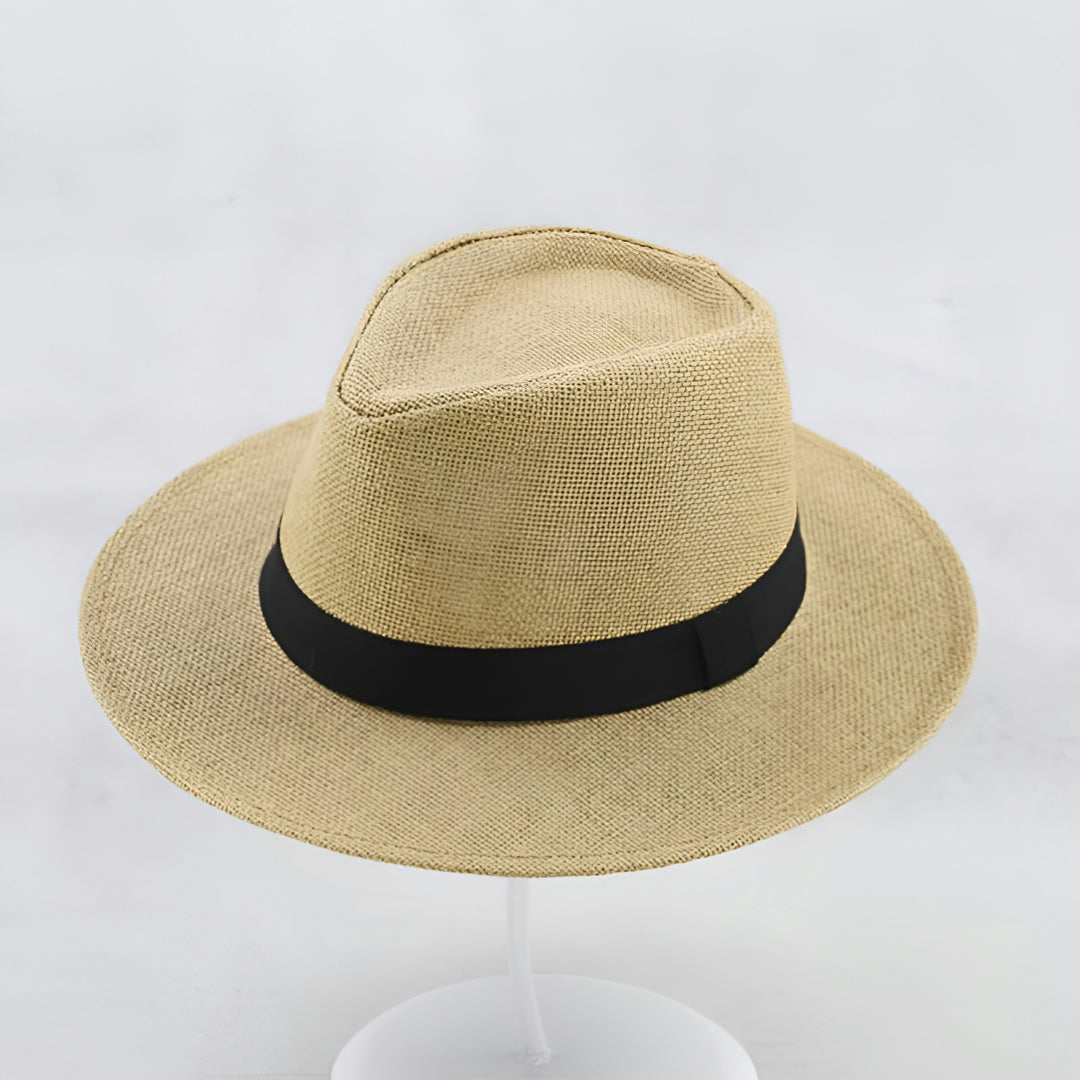 Sombrero Panamá de Verano con Protección Solar Elegante para Playa