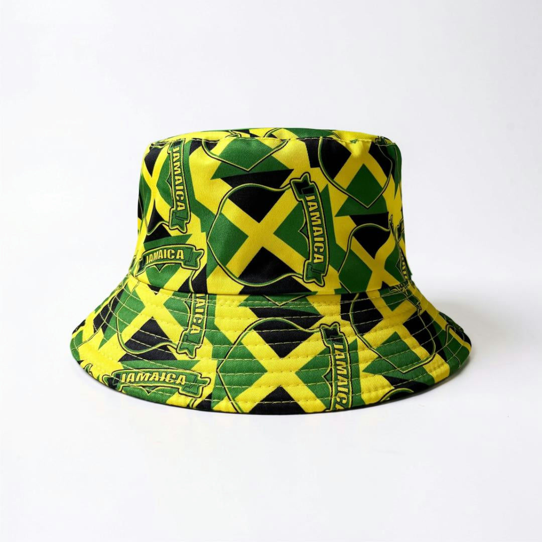 Reversible World Fisherman Hat with Flag