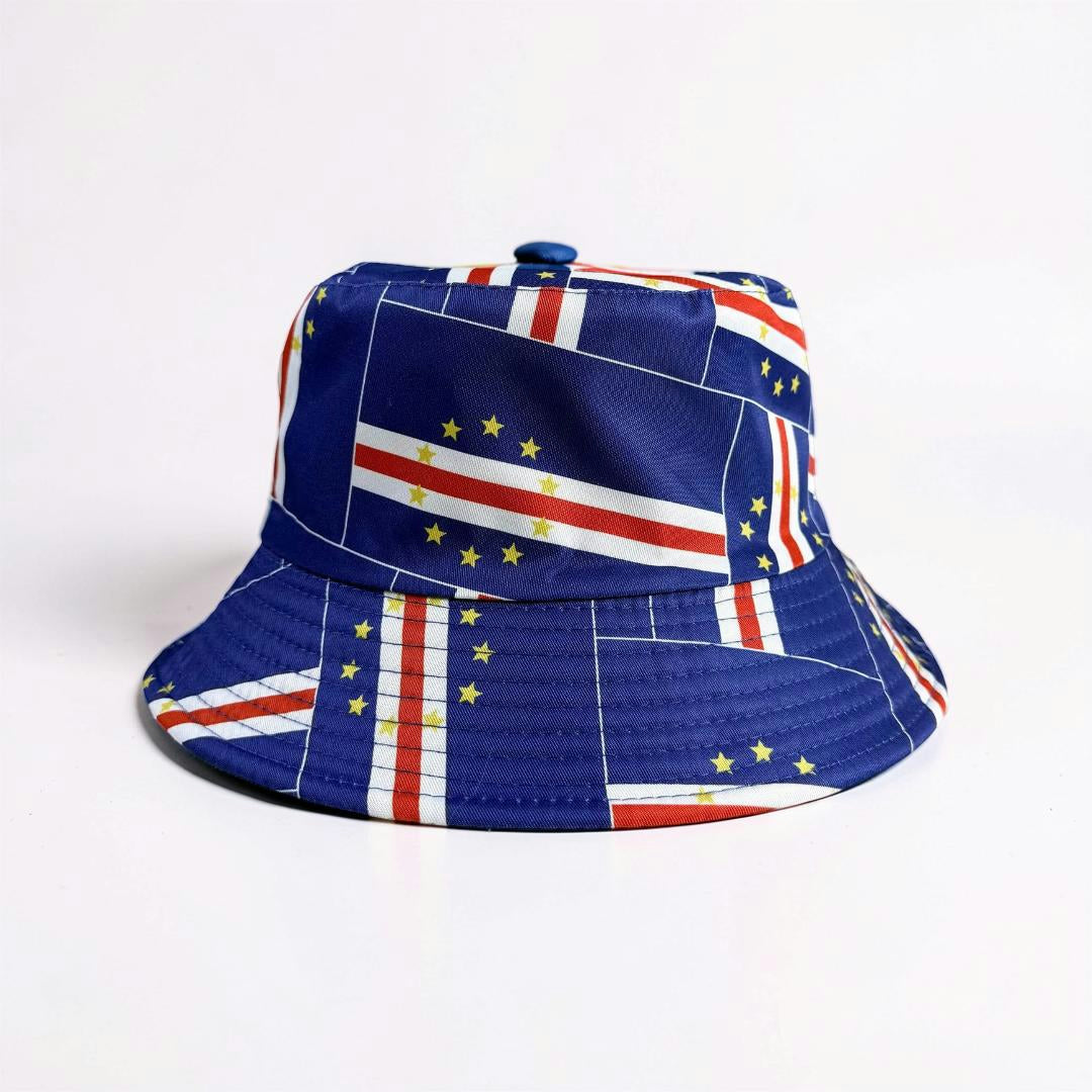 Reversible World Fisherman Hat with Flag