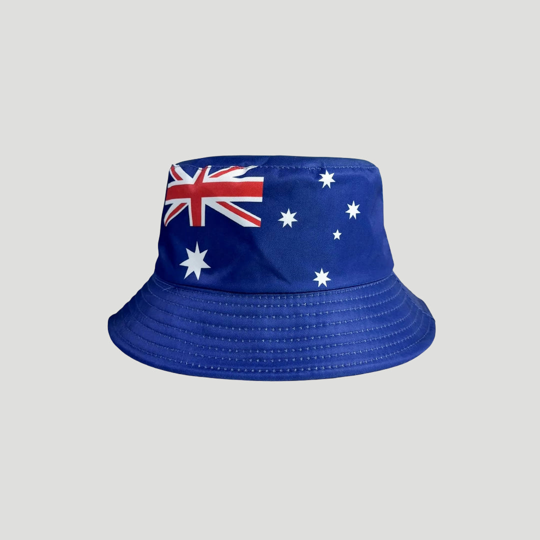 Reversible World Fisherman Hat with Flag
