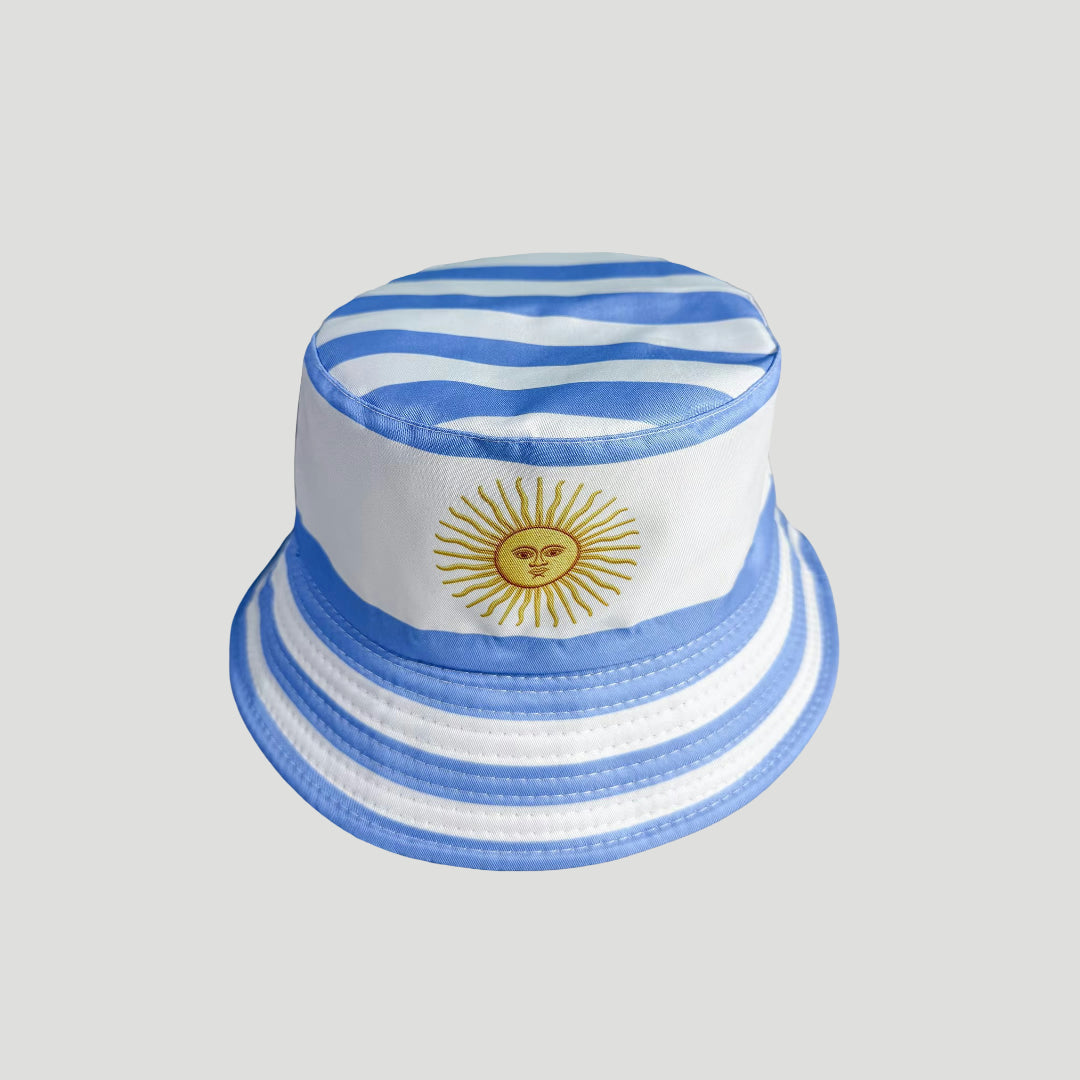 Reversible World Fisherman Hat with Flag
