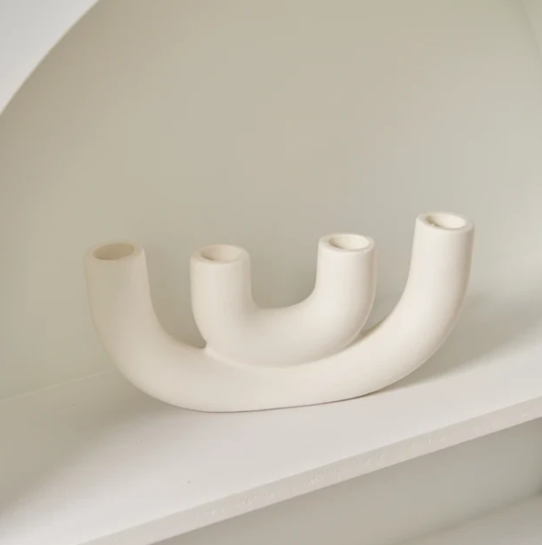 Stylish Ceramic Candlestick Orion