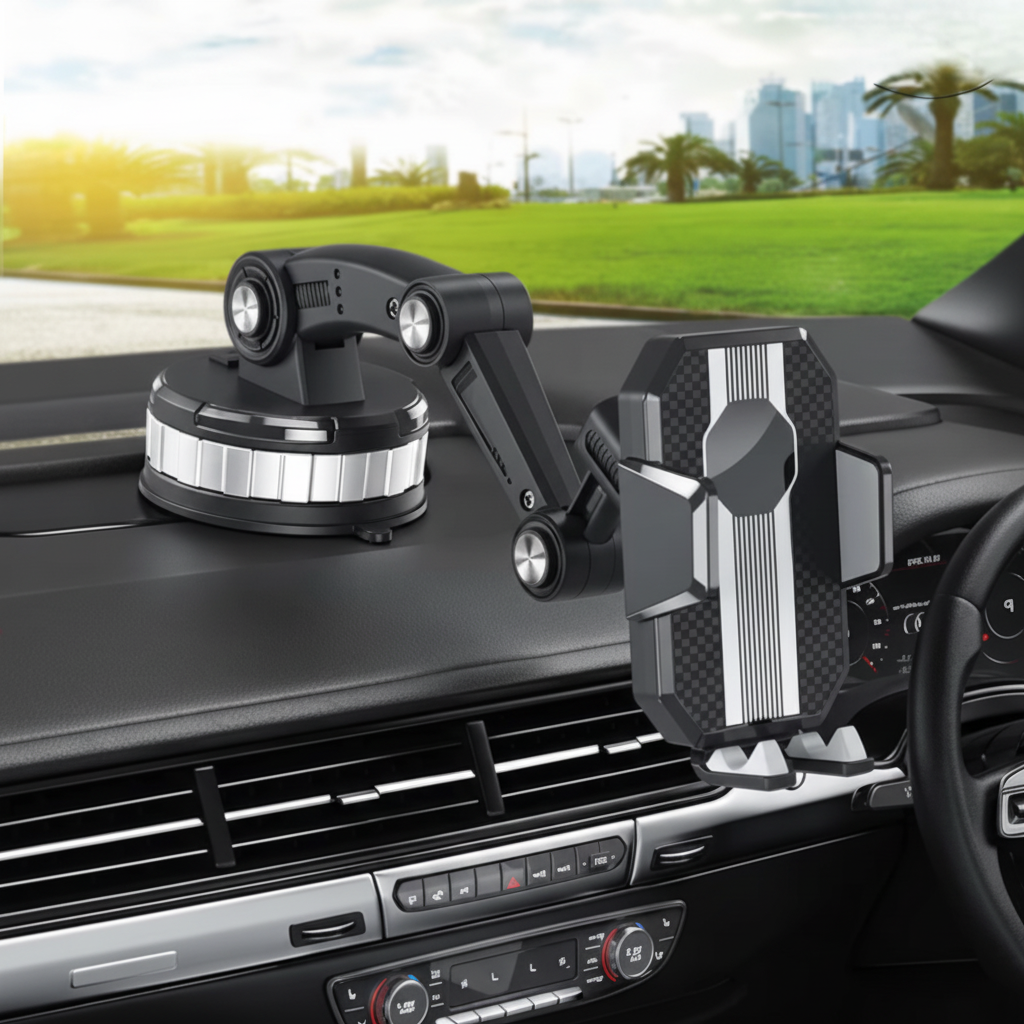Supporto Telefono Auto Rotazione 360° Ventosa Potente